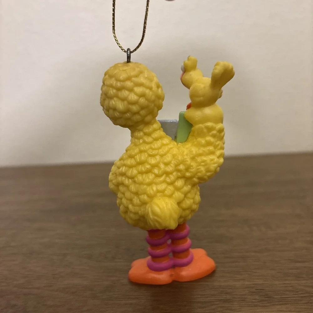 Sesame Street Figures Big Bird Applause PVC Cake Topper Vintage 80's Ornament